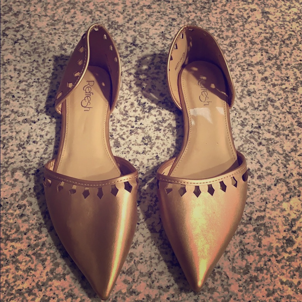 Rose Gold Flats